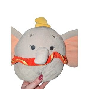Disney Squishmallow Dumbo Elephant Stuffed Plush 12" - Very Clean